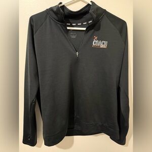 Nike Black Coach Quarter-Zip Pullover